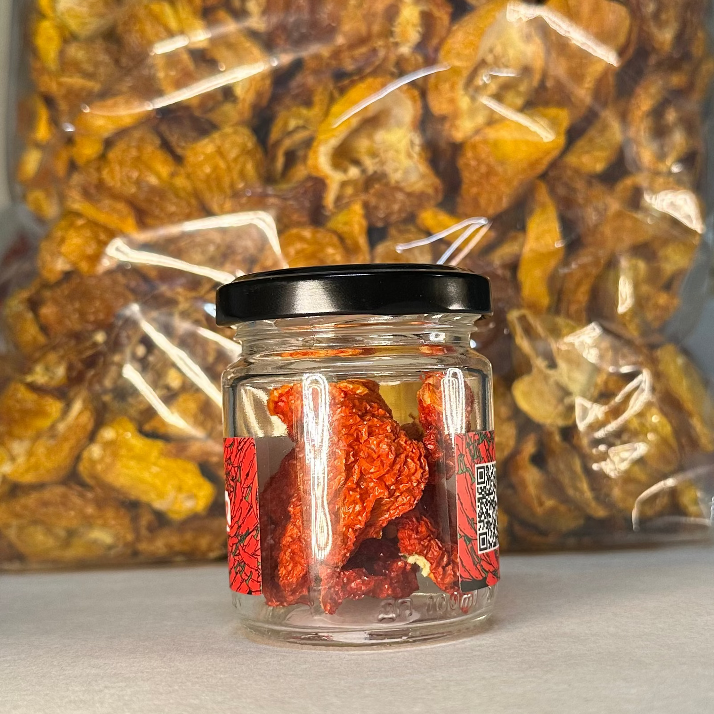 Džiovintos aitriosios paprikos Carolina Reaper 5g