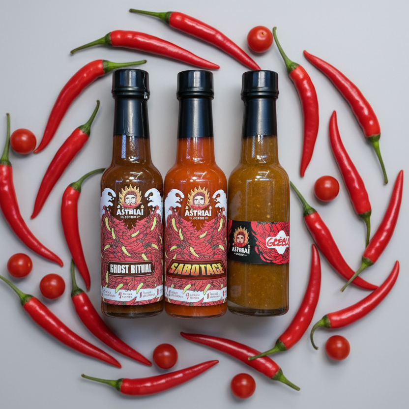 Spicy Trio - a set of three sauces