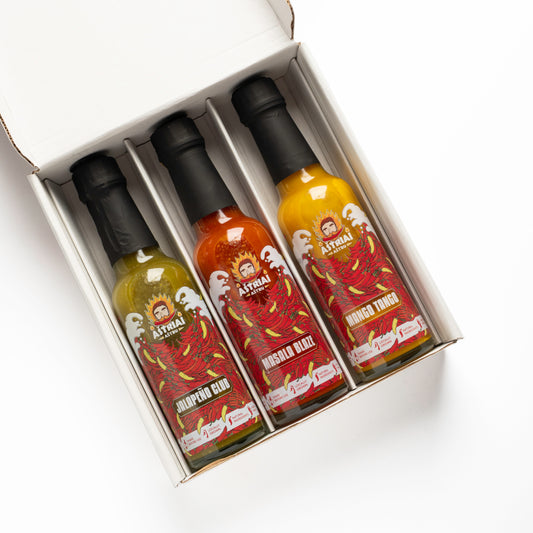 Aštrus Trio - trijų padažų rinkinys