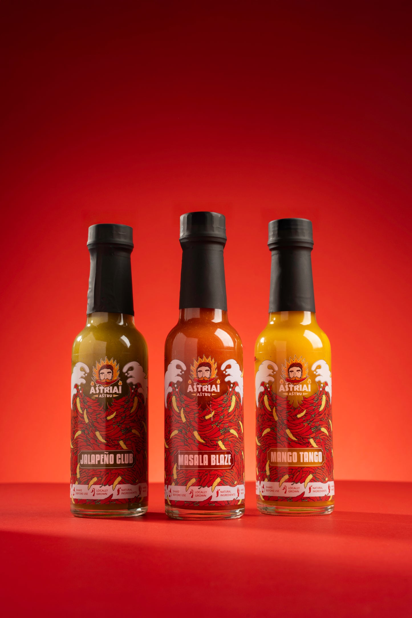 Spicy Trio - a set of three sauces