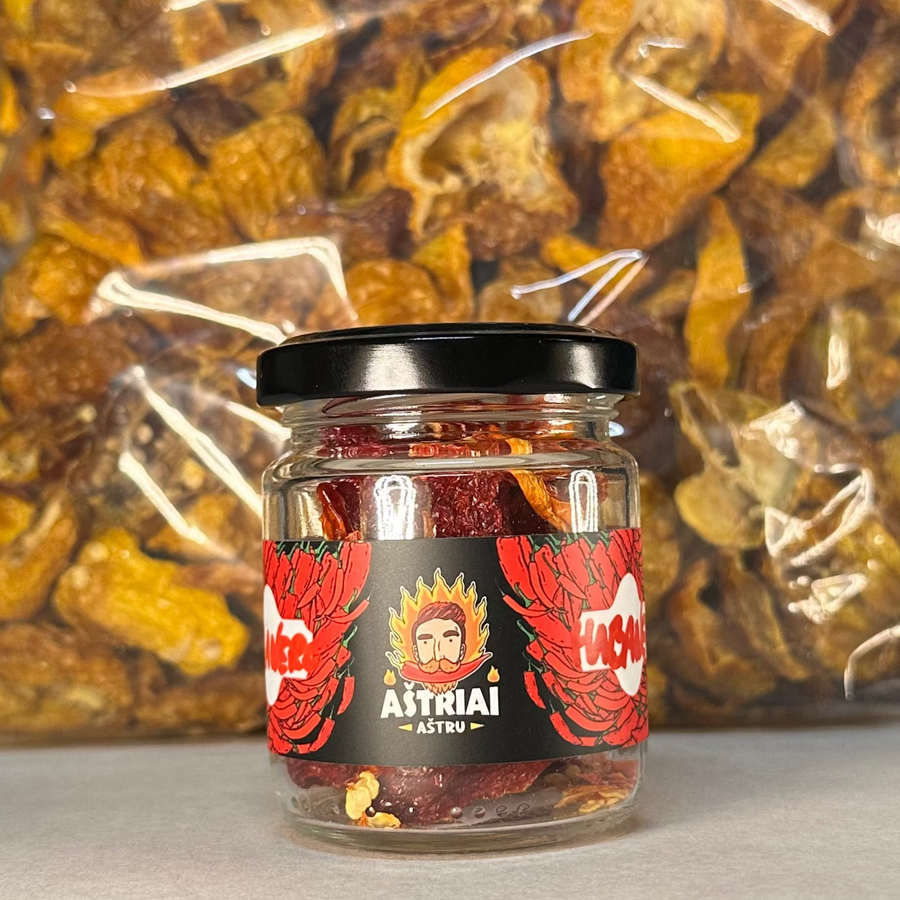 Džiovintos aitriosios paprikos Habanero 10g