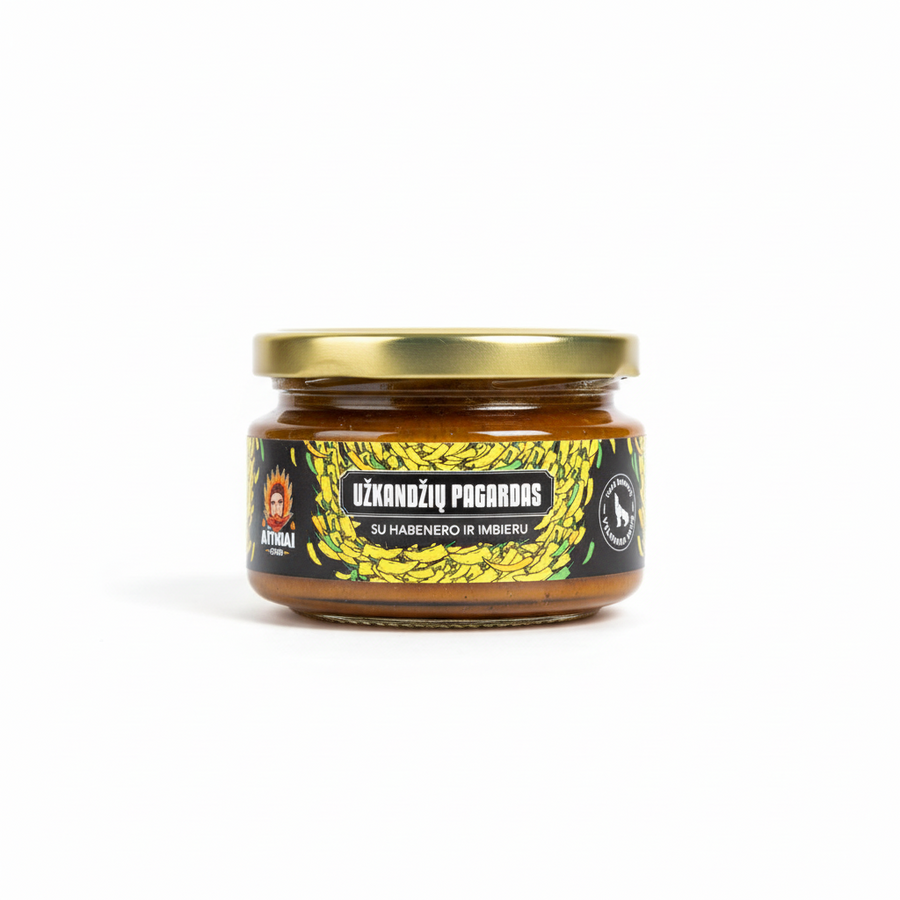 Užkandžių pagardas su Habanero ir Imbieru 250g