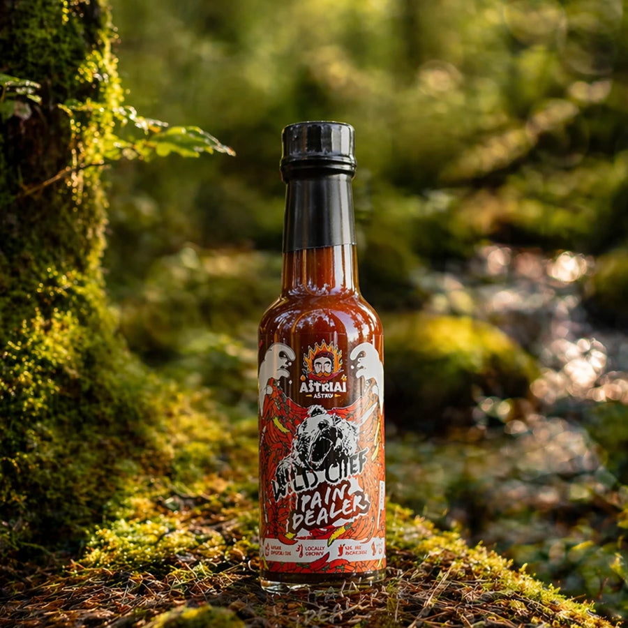 Wild Chef × Aštriai Aštru "Pain Dealer" hot sauce 150ml