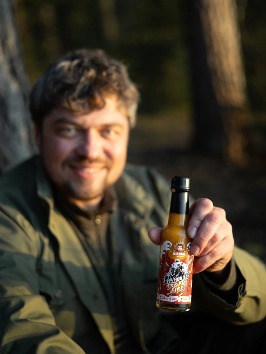 Wild Chef × Aštriai Aštru "Tropic Fire" hot sauce 150ml